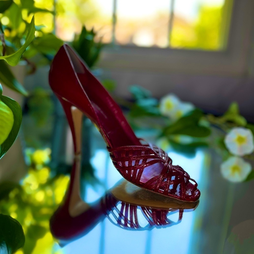Sigerson Morrison Red Leather Heels​​​